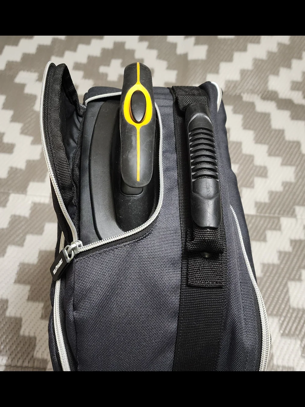 IKEA Black Backpack with Yellow Accent - Picture 4 of 11